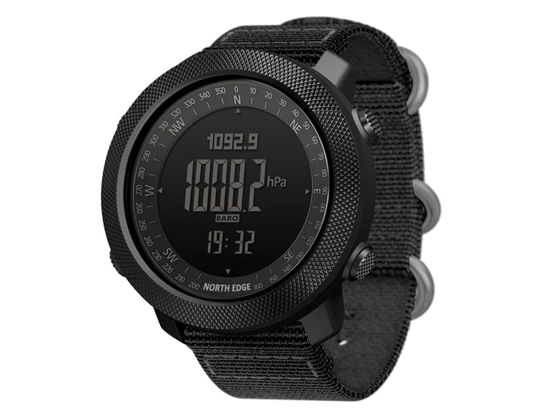  Montre de sport pour homme, étanche jusqu'à 50 mètres, affichage numérique led, multifonctionnelle.  - Conforama B