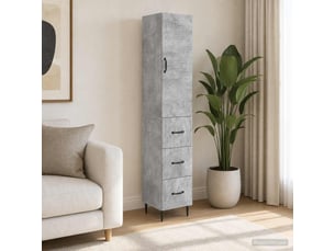 Armoire <strong></strong> <strong></strong> coloris gris largeur 33 cm