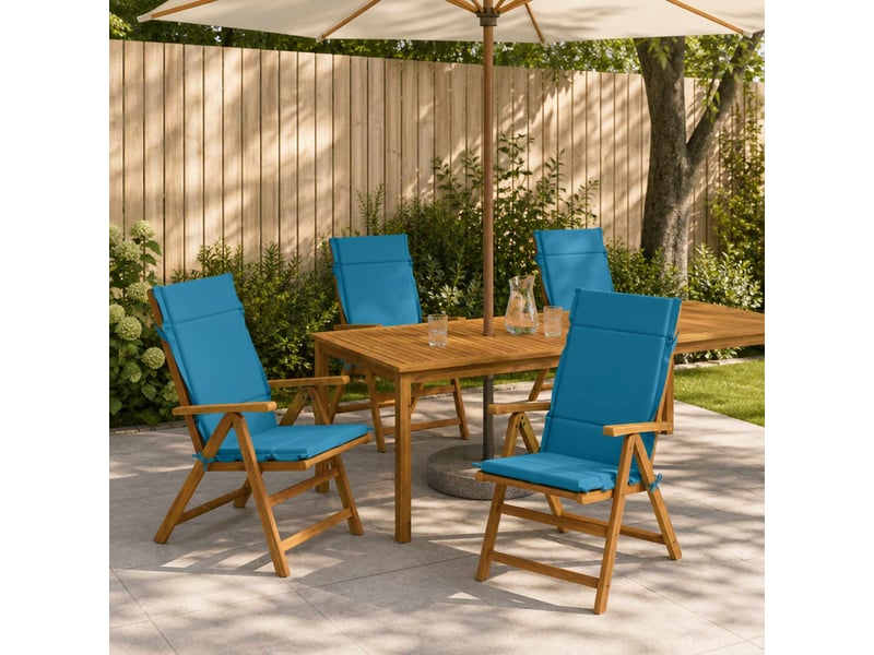  Lot de 4 coussins de chaise à dossier haut  gemert cf59316  - Conforama B