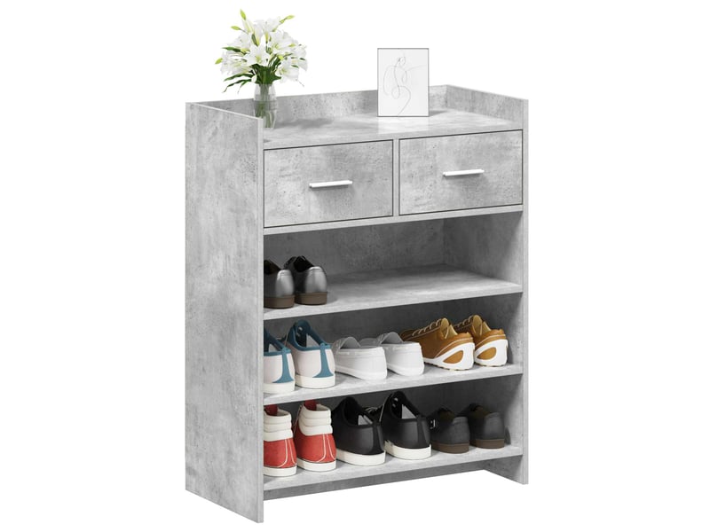  Meuble à chaussure, cabinet à chaussures 73,5x36x92 cm bois d'ingénierie shl7768  - Conforama C