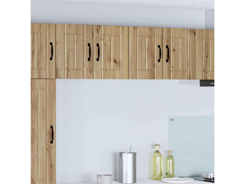  Armoire de cuisine 2 pcs chêne artisanal bois d'ingénierie shl7807  - Conforama B