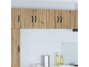 Armoire de cuisine 2 pcs chêne artisanal bois d'ingénierie shl7807