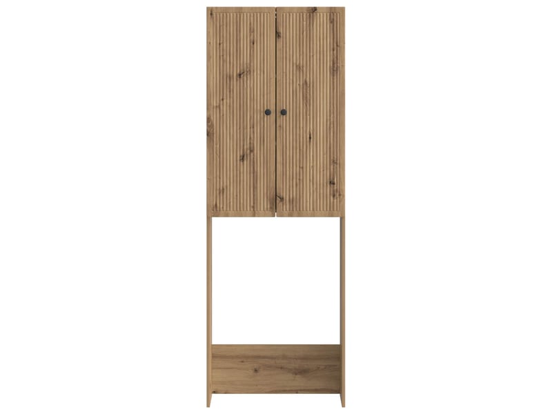  Armoire de toilette, meuble de toilette ede chêne artisanal 66x25.5x190 cm  - Conforama E