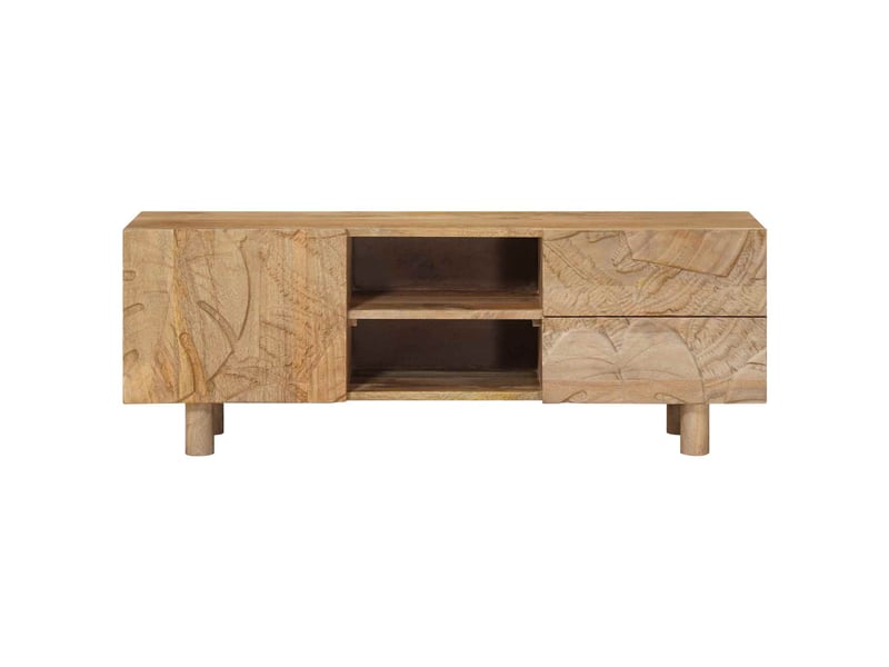  Meuble tv - banc tv - meuble de rangement avec tiroir avec étagère avec porte 110 x 30 x 40 cm  - Conforama E