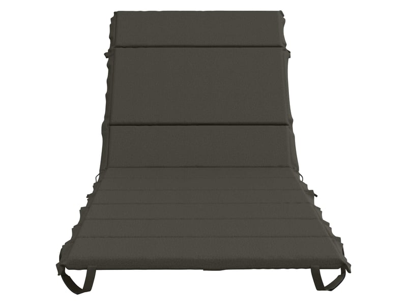  Coussin de transat, coussin pour bain de soleil gemert 100 % polyester anthracite cf56104  - Conforama D