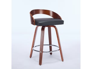 tabouret de bar  PANGIVO W3223P403701 - noir hauteur d'assise 63 cm vendu Par paire