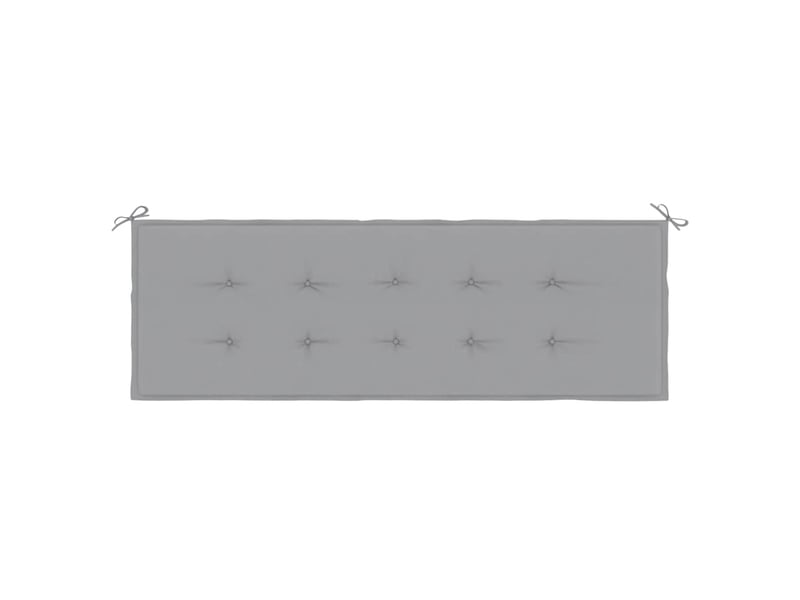  Coussin de banc de jardin, coussin d'assise gris 150x50x3 cm tissu oxford cf52727  - Conforama D