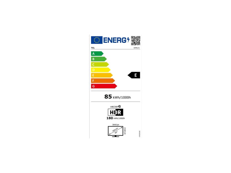  Tv 65 pouces qd-mini led 4k smart google tv 144hz dolby vision hdmi 2.1 2.1 onkyo 65P8L - Conforama B