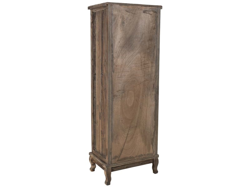  Vitrine en bois marron 60x40x168 cm h  - Conforama D