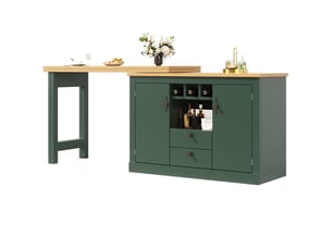 Buffet 2 porte(s)  1 tiroir(s) SOGEU  - 180 cm coloris bicolore 