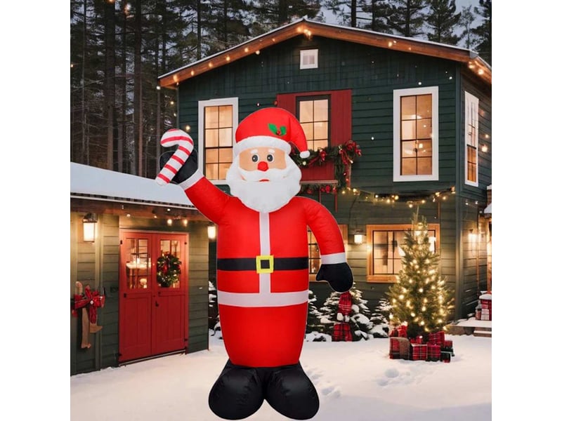  Père noël gonflable avec led 240 cm  - Conforama A