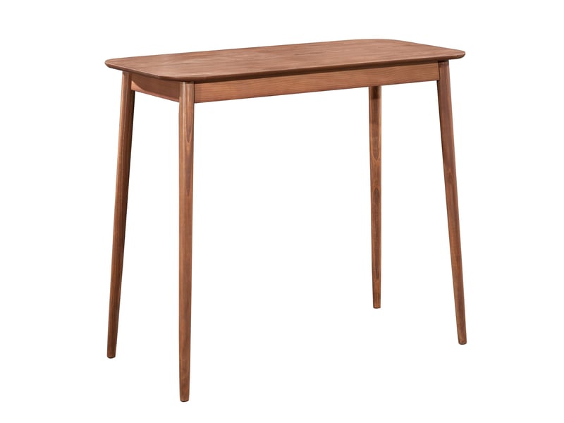 Nordlys - table de bar design scandinave bois pin marron - Conforama A
