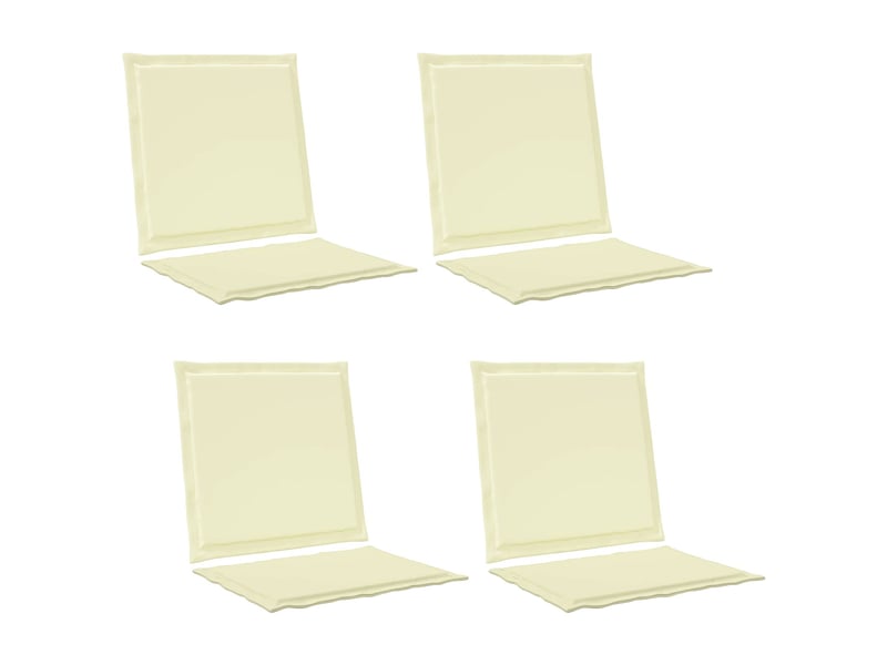 Coussins de siège et de dos polyester crème 47 x 45 x 2 cm cf60812 - Conforama A