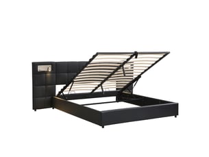 Lit coffre 180x200 cm MODENUIT coloris noir