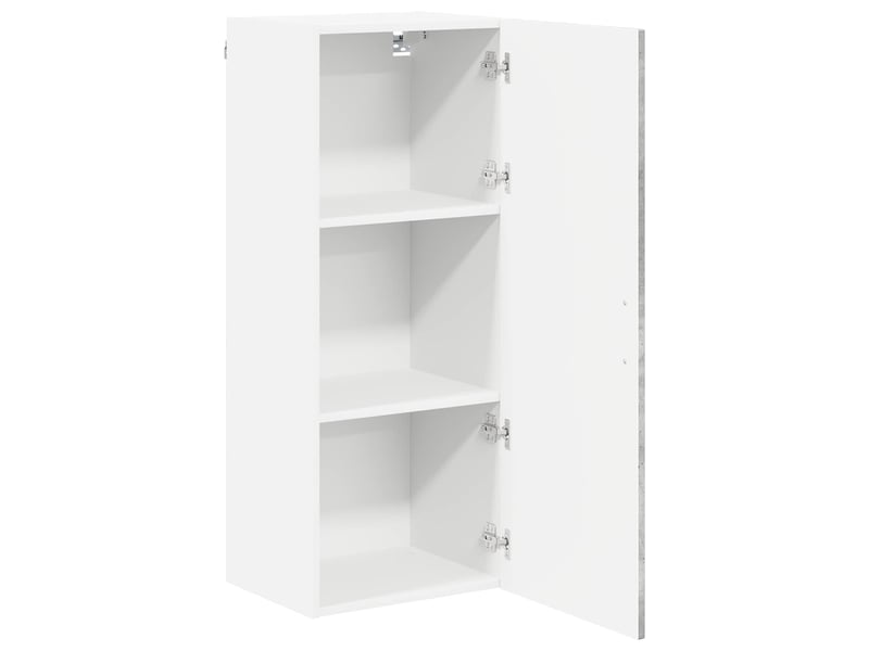 Meuble mural de cuisine | armoire de cuisine gris béton 40x31x100cm shl378 - Conforama E
