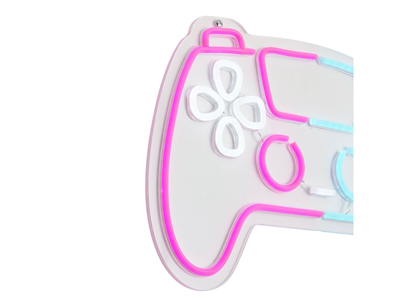  Applique murale néon rose et bleue avec led - controller  - Conforama B