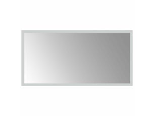 Miroir de salle de bain, miroir de toilette led transparent 60 x 30 cm verre trempé cf62591