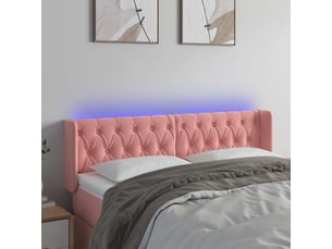 Tete de lit A poser largeur 163 cm rose