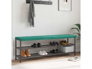 Lot de 4 coussins de banc, coussins d'assise, coussins pour chaisecanapé velours turquoise profondeur 35 cm cf52627