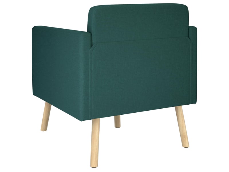 Vidaxl fauteuil d'appoint vert foncé tissu - Conforama E