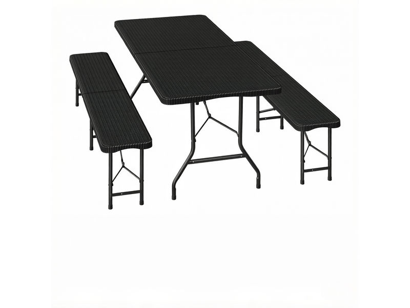  Ensemble de salon de jardin pliable, mobilier de terrasse, camping et extérieur  - Conforama A