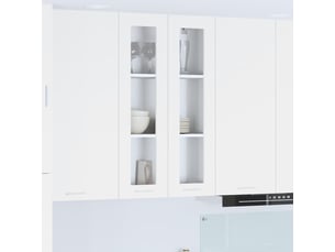 Meuble de rangement cuisine, armoire suspendue blanc 60x31x100cm bois d'ingénierie shl5908