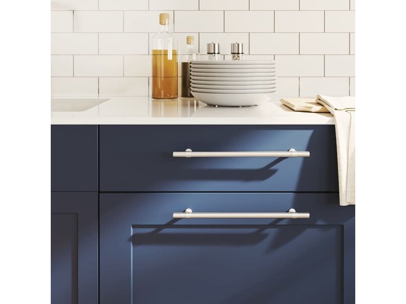  Tirateur d'armoire vidaxl, 224 mm, argenté  - Conforama B