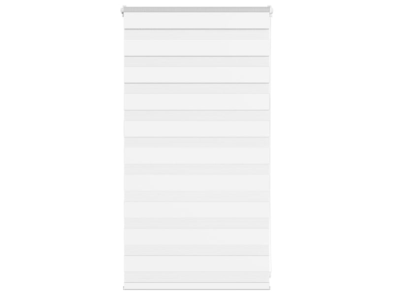 Store zèbre, store de fenêtre blanc 75x100 cm largeur du tissu 70,9 cm polyester cf48420 - Conforama B