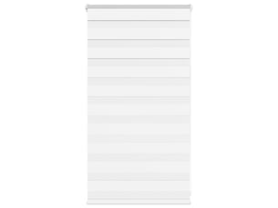 Store zèbre, store de fenêtre blanc 75x100 cm largeur du tissu 70,9 cm polyester cf48420