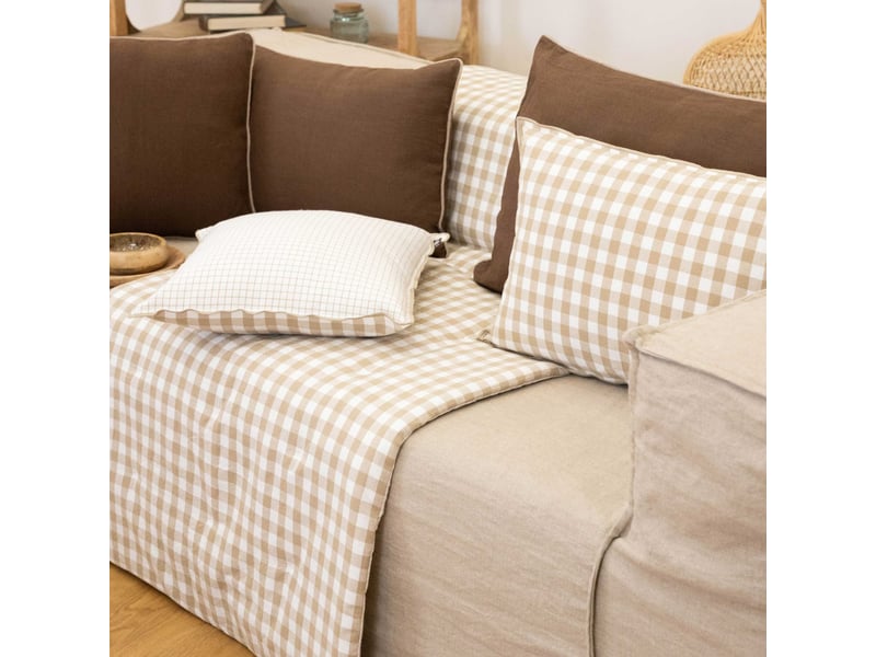  Coussin motif vichy 40x60 cm  - Conforama B