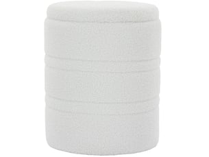 Pouf / repose pied EVRYAE   blanc