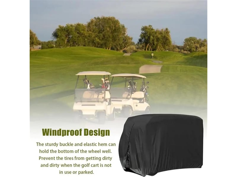 Housse de voiturette de golf imperméable et anti-uv – protection extérieur - Conforama C
