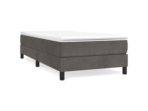 Lit simple 100x200 cm    coloris gris