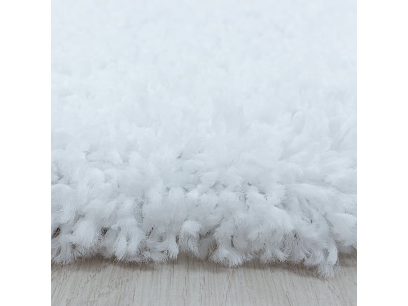 Doux - tapis à poils longs doux - blanc 300 x 400 cm SYDNEY3004003000WHITE - Conforama C