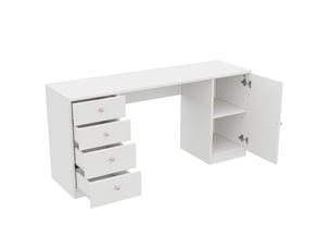 Bureau enfant VIVRYN 155 cm coloris blanc