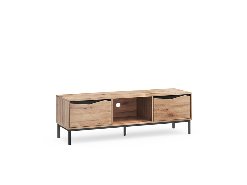  Vicco meuble tv, chênenoir, 135.3x43.5cm  - Conforama A