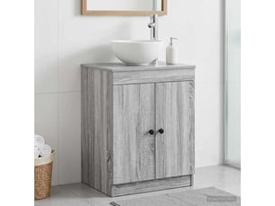 Armoire de salle de bain, meuble de rangement sonoma gris 54x41x70 cm shl8933