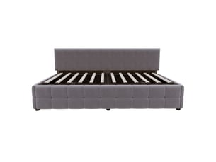 Lit banquette 90x200 cm MAISONORA coloris gris