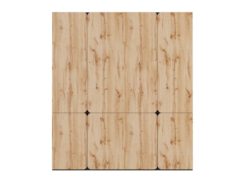  Armoire 180 x 50 x 200 cm avec 8 portes, 2 penderies et 6 tiroirs, grand meuble de rangement à portes battantes, design moderne pour chambre, entrée ou bureau OPULERANE TRADING LTD - Conforama A