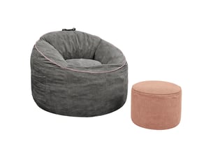 Fauteuil fixe <strong>MODENVIE</strong> <strong></strong> Tissu gris vendu Par paire