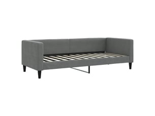 Lit simple 80x200 cm    coloris gris