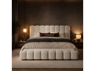 Lit coffre 180x200 cm <strong></strong>  <strong></strong> coloris blanc