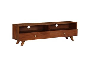 Meuble tv coloris marron 140 cm <strong></strong>  <strong></strong>