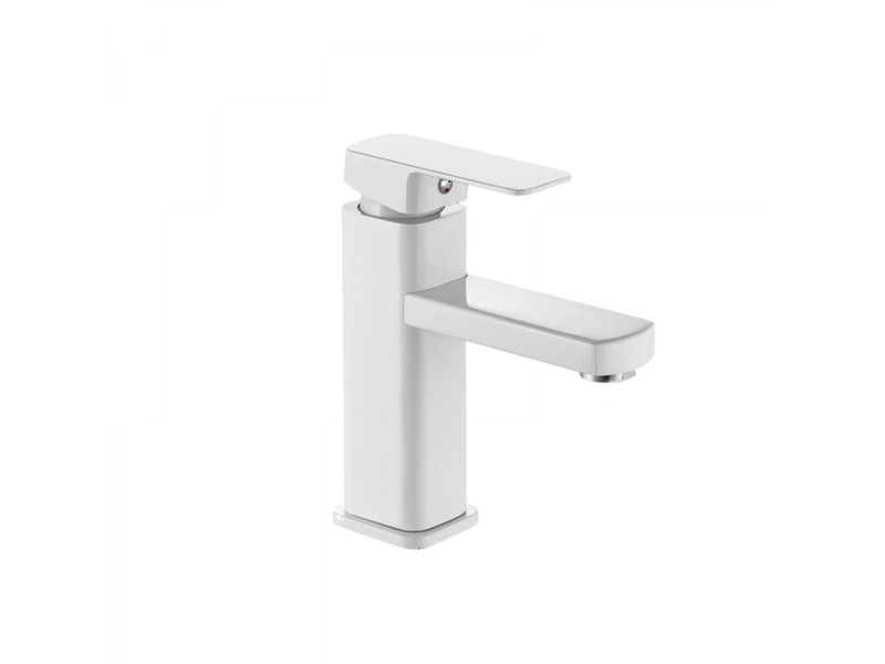  Robinet de salle de bain, mitigeur de lavabo, eau chaude et froide, adapté aux toilettes, salle de bain(blanc)  - Conforama A