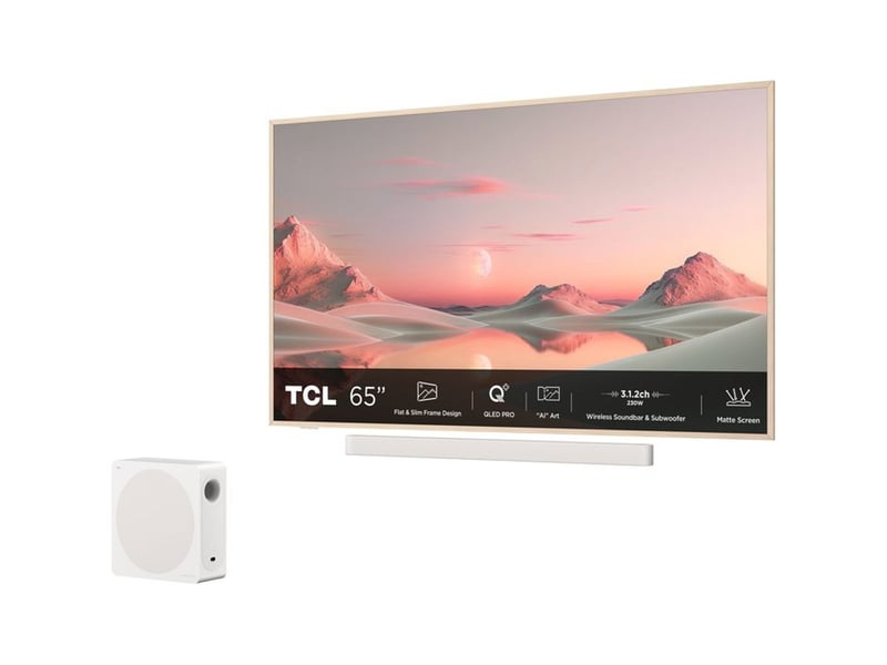  Tcl qled pro 65a300 pro tv 65 4k smart google tv qled pro 65A300PRO - Conforama B