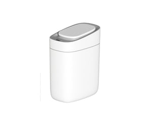 Poubelle automatique de salle de bain avec couvercle - 9 l avec détecteur de mouvement