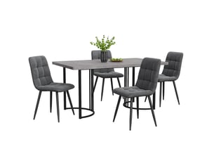 Ensemble table rectangulaire  4 chaise(s)  <strong>MODENUIT </strong> <strong></strong> 