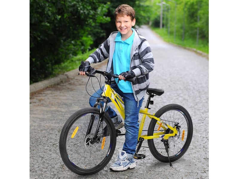  Vtt enfant 6 vitesses métal jaune  - Conforama B