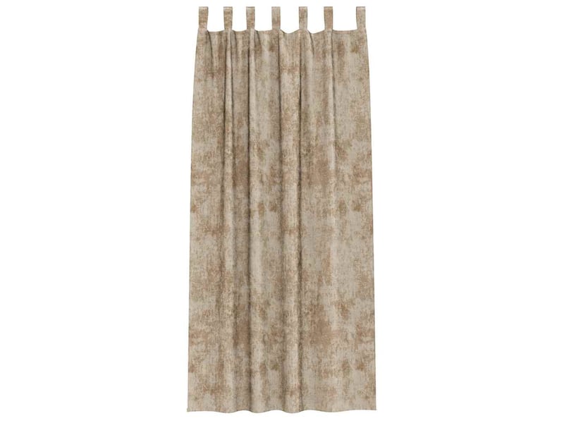 Lot de 2 rideaux en velours, rideaux de fenêtre champagne 245 x 140 cm velours cf44176 - Conforama D