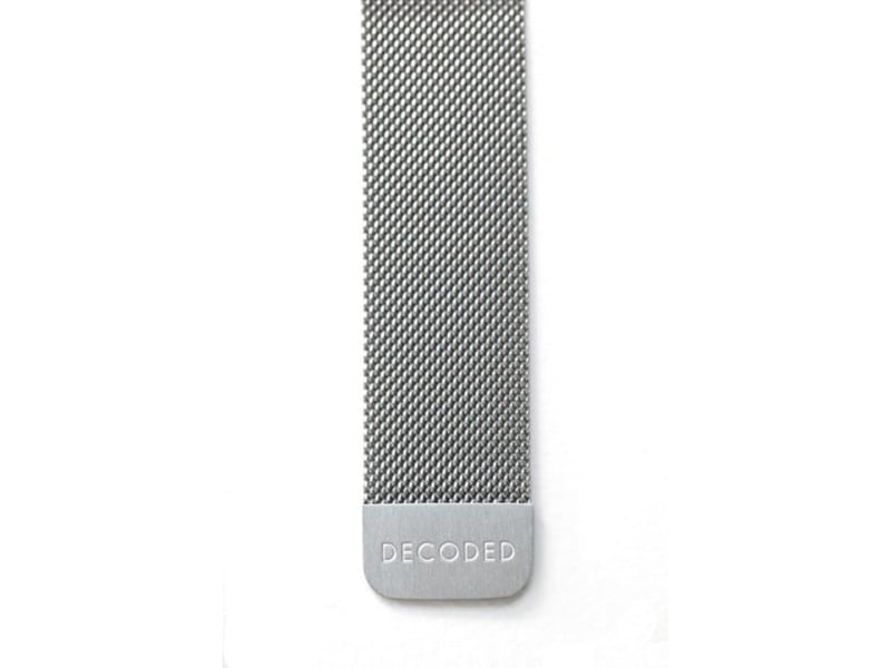  Bracelet pour apple watch 44 ,  45 ,  46 ,  49 mm modèle milan traction v2 decoded argent D26AWS45MTS2TM - Conforama D